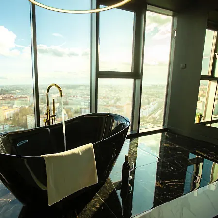 Wanna Na 20 Pietrze, View, Hanza Tower Szczecin